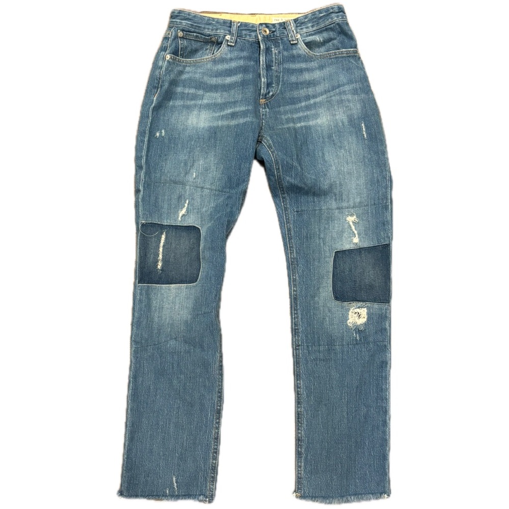 Rag & Bone Rosa Mid Rise Boyfriend Jeans Size 26